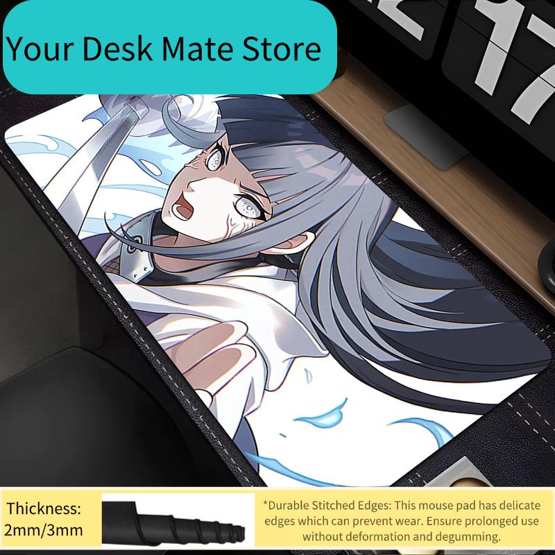 Mouse Pad Naruto Hyuuga Hinata Larger XXL Speed Mini Pc Computer Keyboard Desk Mat Laptop Gaming Accessories HD Mousepad