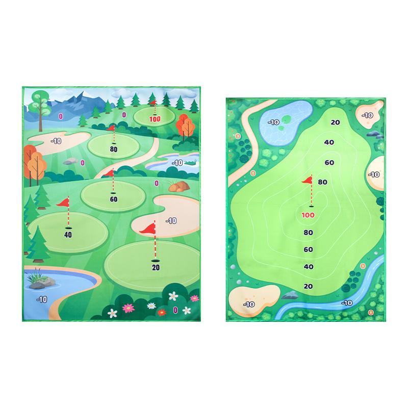 7888-7 Golf Game Set 1.2 * 1.78 Meters Golf Batting Mat Sports Toy