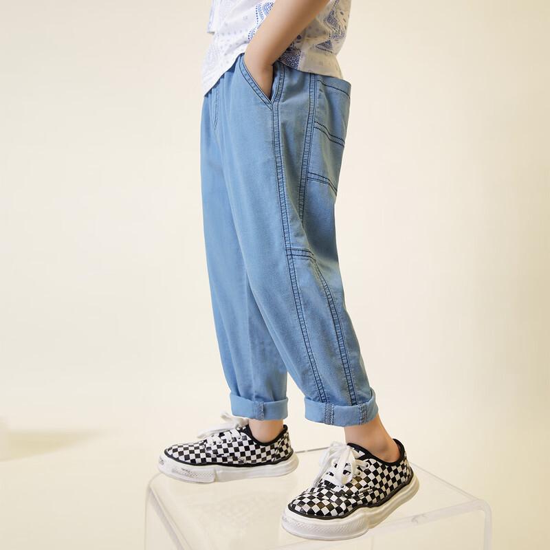 Jeans de Verano Ligeros de Mezclilla Tencel para Niños