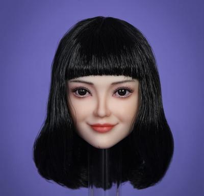 Scale Action Figure Compatible with TBLeague Body YMTOYS YMT066C Smiling Lolita Junior Beautiful Girl Junior High School Girl Asian Beauty Female Head