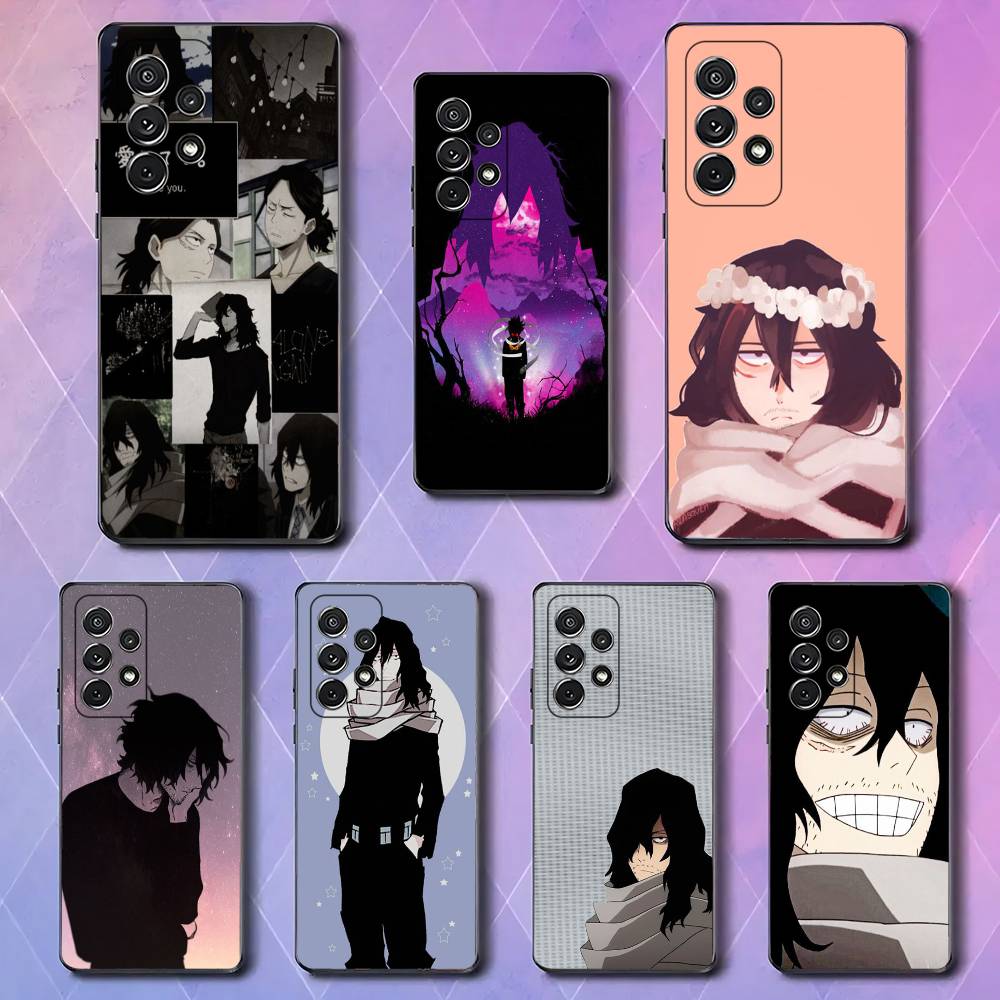 Eraser Head Shota Aizawa My Hero For Samsung Galaxy S23 S24 S25 Ultra S22 Plus S21 Black Soft Case Waterproof Soft Case