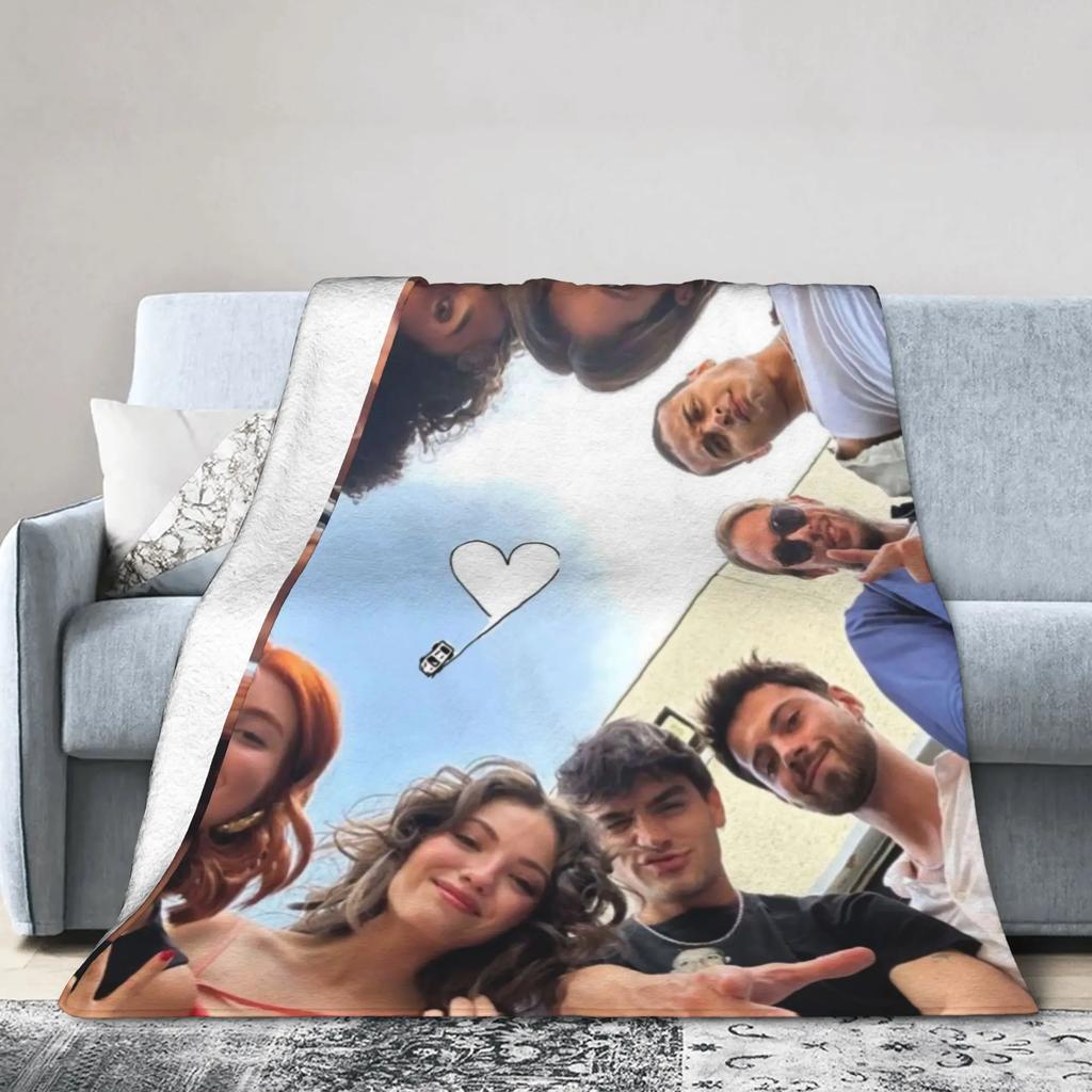 Hot Film Culpa Mia Blanket Warm Soft Funny Plush Throw Blanket for Students Outdoor Flannel Bedspread Bed Cover