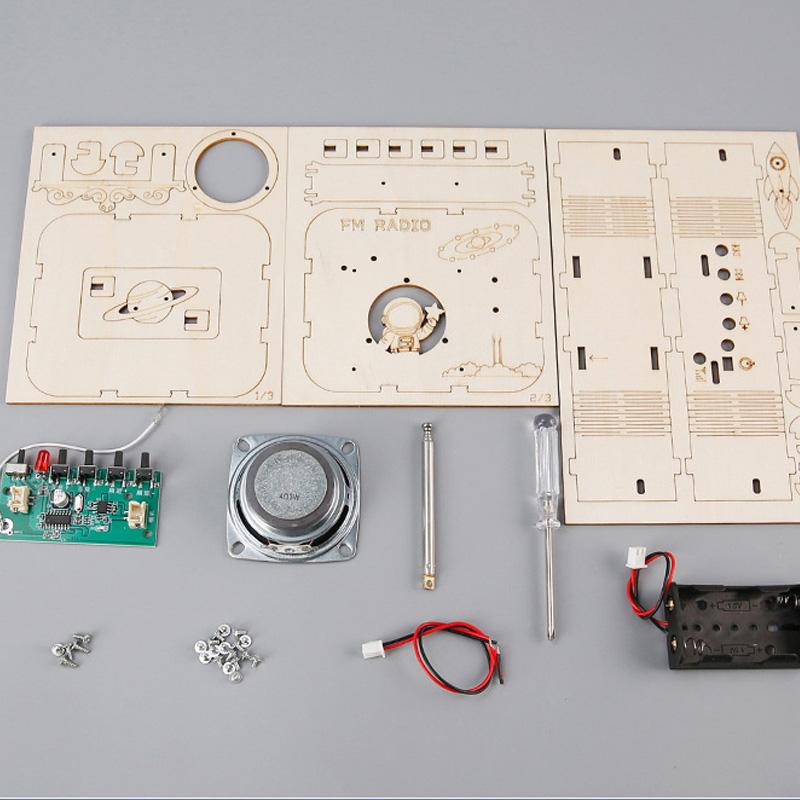 DIY Radio Model STEM Kit Experiment Tool Science Toy School Educational Fun Physics Project School Supply