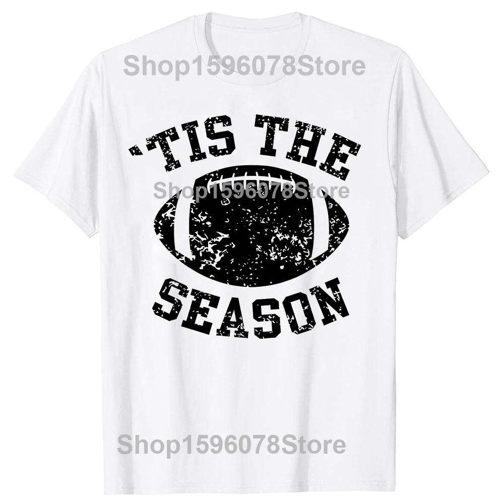Funny Rugby The Season Football Game Day Tshirts Men Womens Fashion Casual Tshirt 100 Cotton Loose Oversized T Shirt Summer