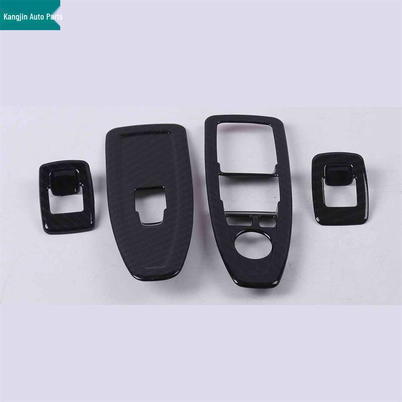 BMW 16 X1 Carbon Fiber ABS Interior/Exterior Trim for Headlight, Steering Wheel, and Air Vent Adjustment.