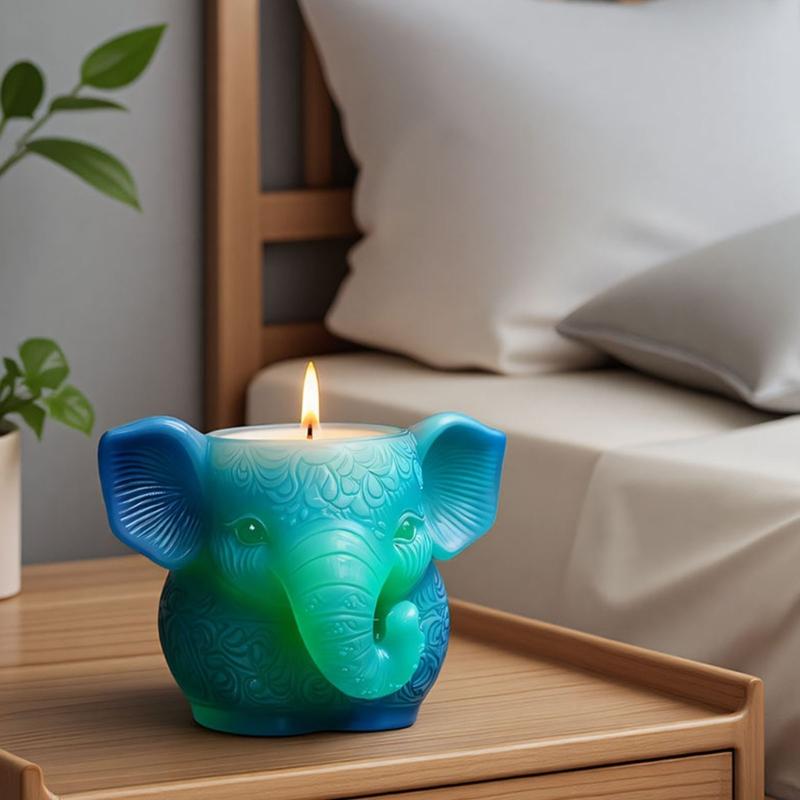 Silicone Elephant Planter Mold Multiple Use Silicone Texture for Resin Crafts Candle Holders and Decorative Plant Pots