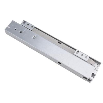 מסילות למגירות סגירה מסלול הזזה לרהיטים מדריכי התקנה לרצפה ארון תצוגה למגירות החלקה עם בלימה ריפוד החלקה חוזרת