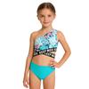 2 Stück Kinder Mädchen Badeanzug Bedruckte Crop Tops und Slips Set Strand Schwimmen Badeanzug
