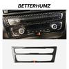 For BMW F20 F21 2012-2015 Carbon Fiber Center Console CD Panel Cover Trim Sticker Tuning Decoration Car Interior Accessories