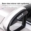 DIG1 Car Rearview Mirror Rain Eyebrow Snow Rain Cover Accessories For Volkswagen VW Tiguan MK1 mk2 2016 2017 2018 2019 2020 2021