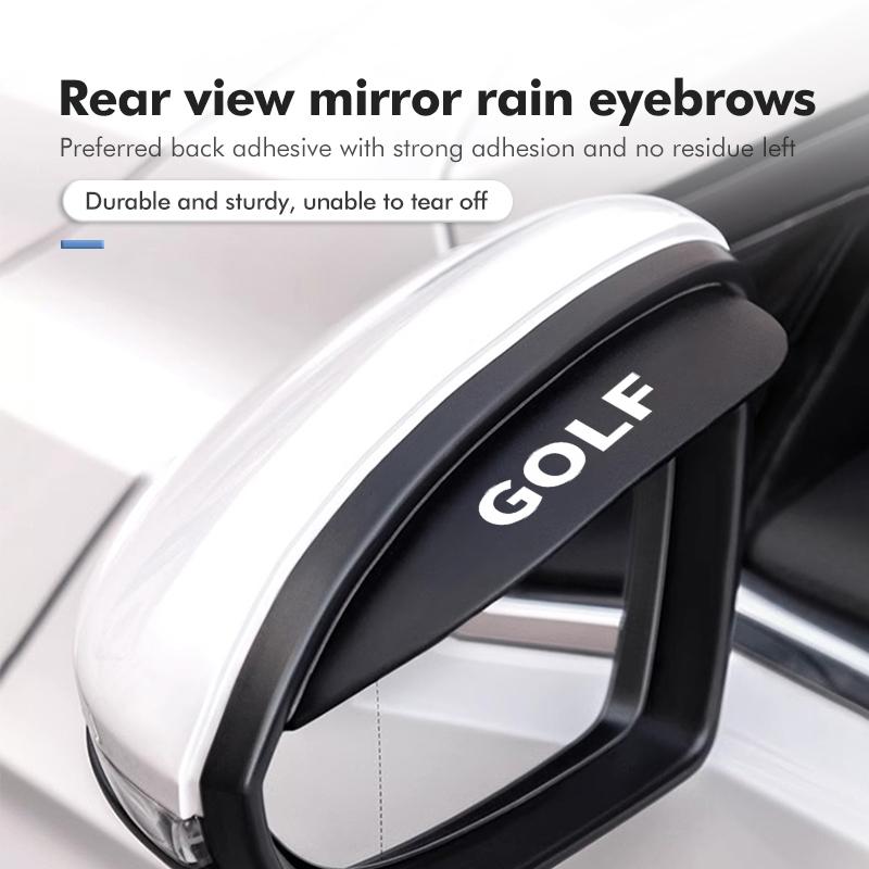DIG1 Car Rearview Mirror Rain Eyebrow Snow Rain Cover Accessories For Volkswagen VW Tiguan MK1 mk2 2016 2017 2018 2019 2020 2021