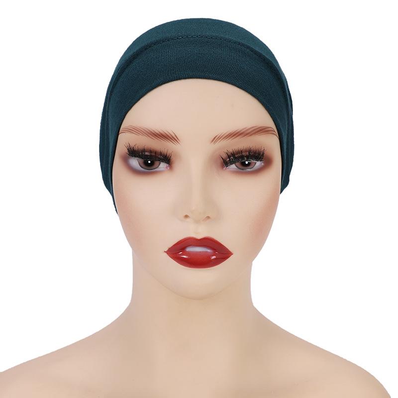 Women Soft Cotton Under Scarf Cap Turban Ready Wear Hijab Cap Female Headscarf Bonnet Hijabs Head Wraps For Women