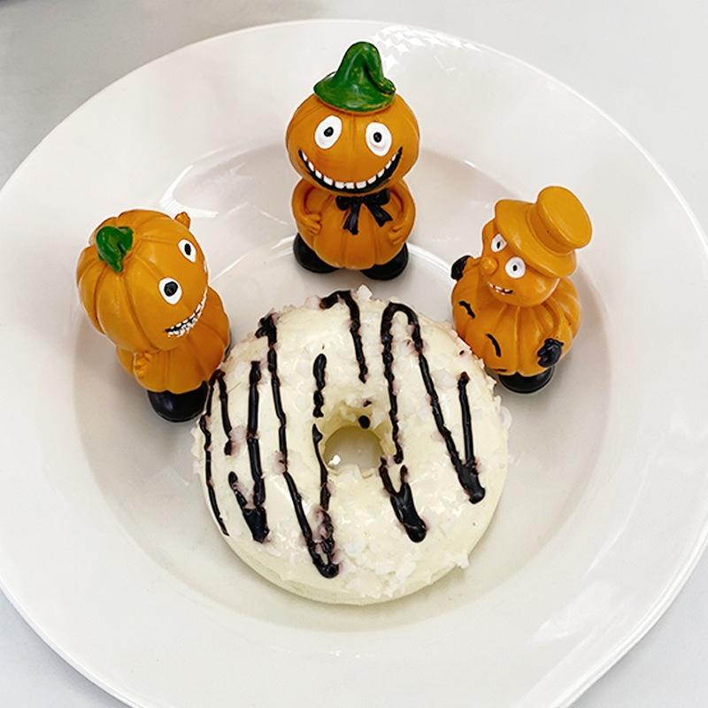 Car center console ornaments Halloween pumpkin man resin crafts home garden decoration statues