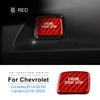 For Chevrolet Corvette Camaro 2016 2017 2018 2019 2021 2022 2023Real Hard Carbon Fiber Ignition Engine Switch Button Sticker