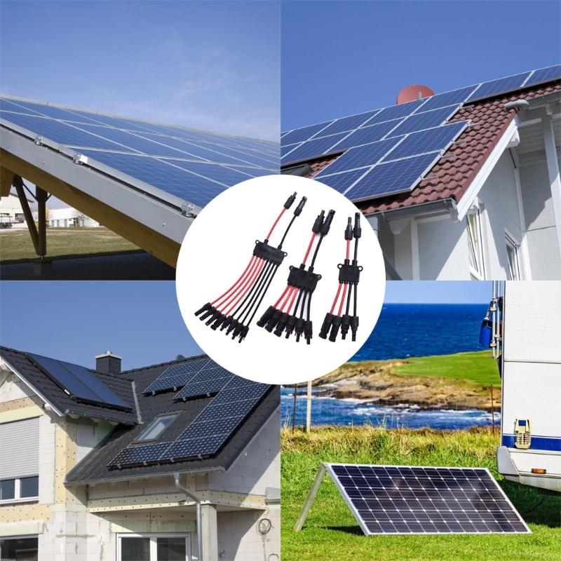 Wytrzymała obudowa PC Złącze Y Solarne Wodoodporne Rozgałęźnik do Łatwego Połączenia Wielu Kabli w Projektach Solarnych