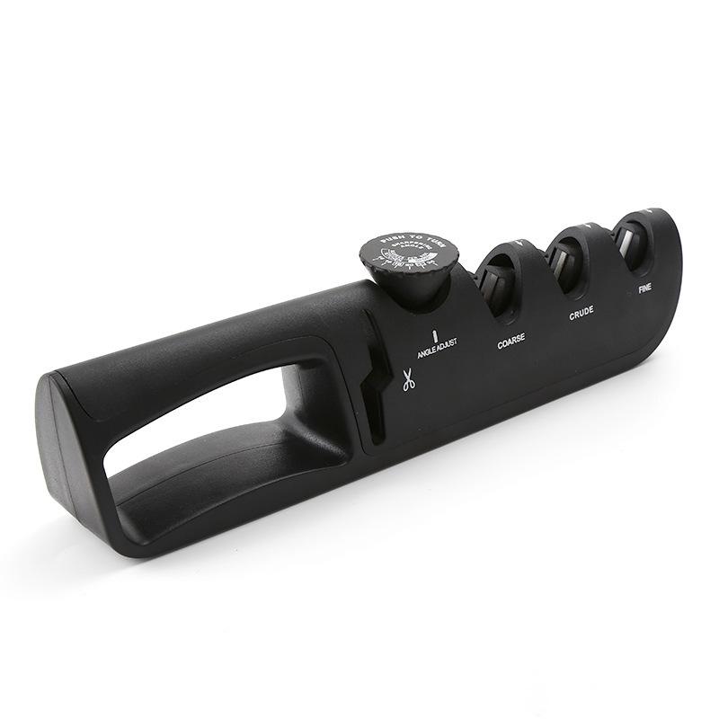 Knife Sharpener Angle Adjustable 4 Stages Scissors Sharpening Stone Professional Kitchen Grinder Knives Whetstone Sharpener Tool