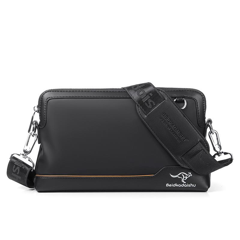 Men's Handbag New Large-capacity Casual Oblique Span Portable Oxford Cloth Small Square Bag