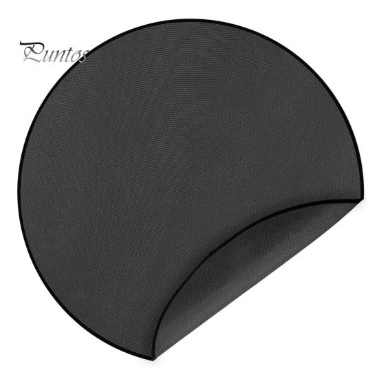 Fireproof Mat Outdoor Camping Round Grill Pad Oil-Proof Water-Resistant Reusable Wood Burning Fire-Pit Grill Mat