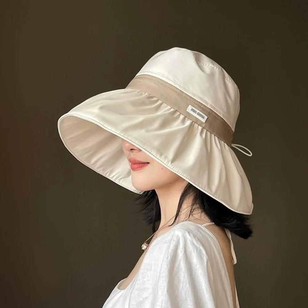 Adjustable Fisherman Hat Breathable Sun Hat New Bucket Hat  Women