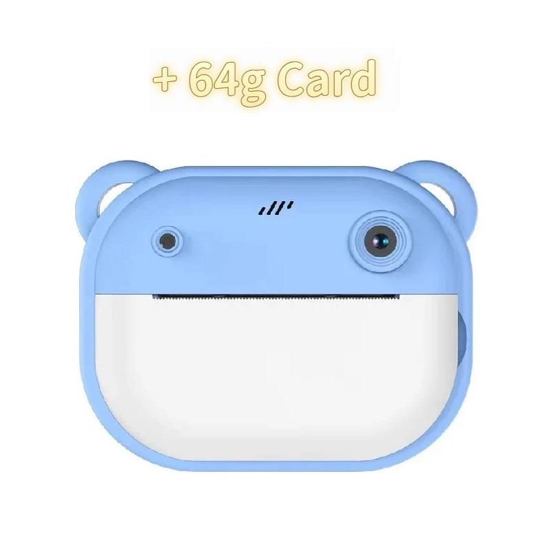 Polaroid Infantil Pode Tirar Fotos e Imprimir Mini Câmeras Digitais, Impressão Infantil Pequenas DSLRs
