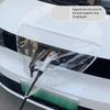 Waterproof Magnetic Car Charging Port Cover with Thickened Layer All Weather Protection and Clear Visibility for EV Chargers