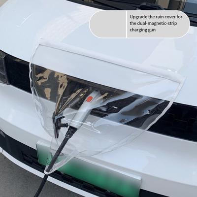 Wasserdichte Magnetische Ladeanschlussabdeckung für Autos mit Verdickter Schicht, Ganzjahresschutz und Klare Sicht für Elektroauto-Ladegeräte