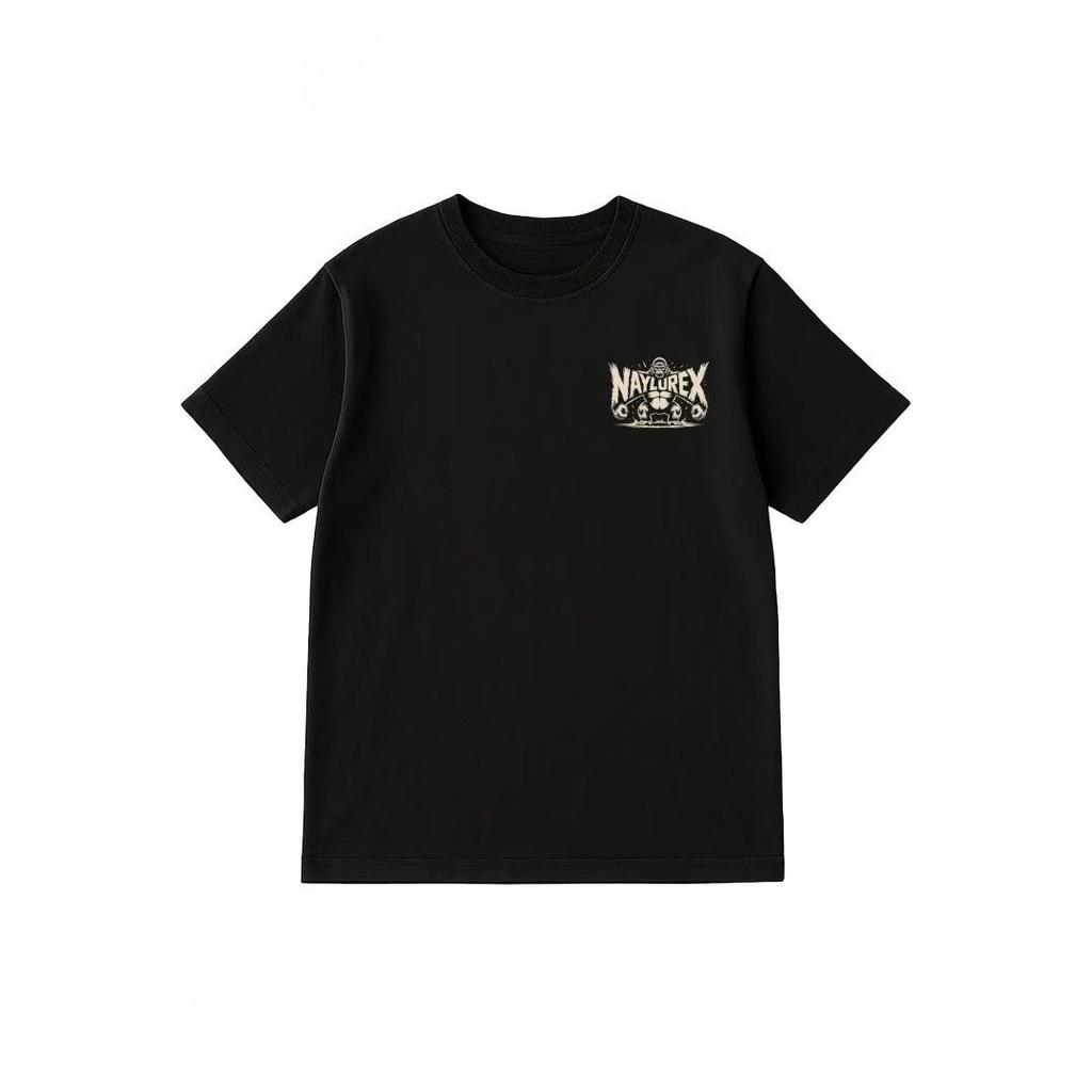 New Summer and Autumn 2025 Simple and Fashionable Printed T-shirt Loose Outdoor Short-sleeved Men's and Women's Tops