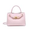 Woven Handbag Commuting Tote Bag Versatile Old Money Style Single Shoulder Diagonal Cross Bag