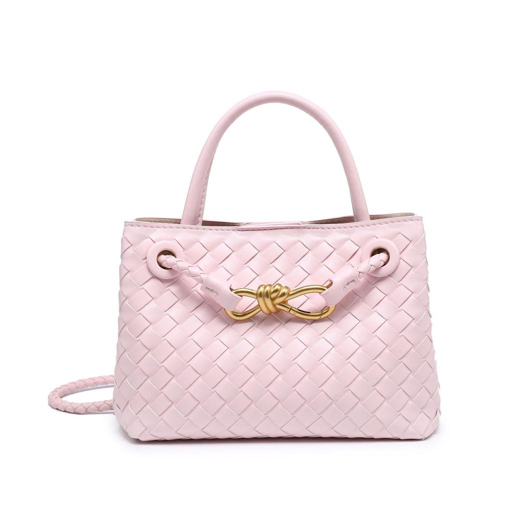 Woven Handbag Commuting Tote Bag Versatile Old Money Style Single Shoulder Diagonal Cross Bag
