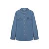 Teenie Weenie Damen-Denimhemd mit Blumenstickerei