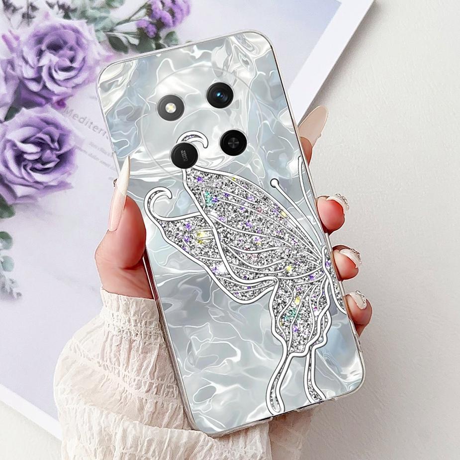 For Honor Magic7 Lite Case BRP-NX1 Coloful Painted Cover Clear Silicone Case For Honor X9C Smart Magic 7 Lite HonorX9C Soft Bags