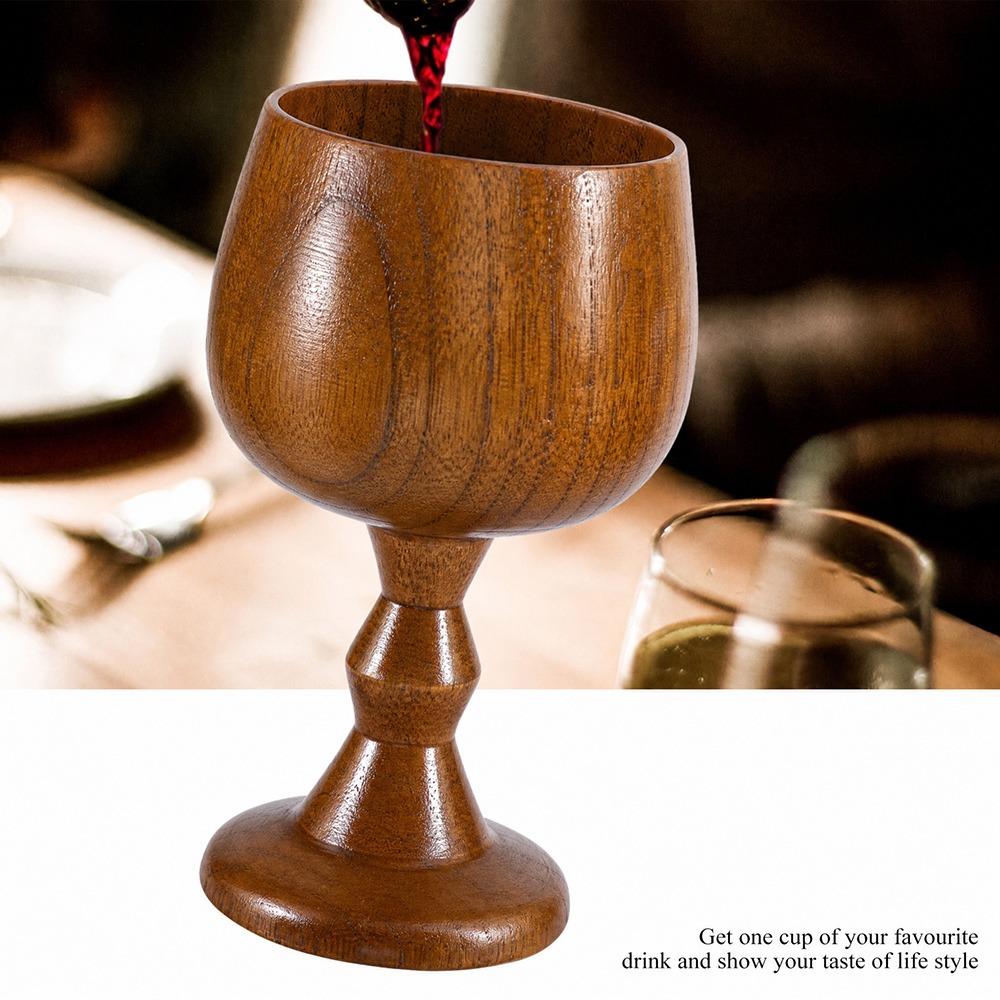 

Solid Wood Wooden Mug Hand-made Jujube Wood Wooden Drinking Cup Wooden Wine Goblet Drinking Coffee