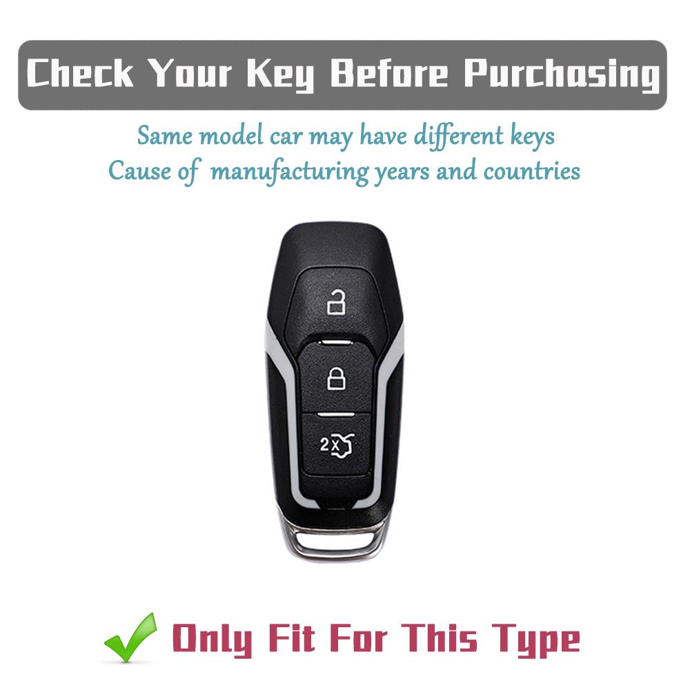 Soft TPU Key Case for Ford Mustang Edge Explorer Fusion Mondeo Kuga Smart 3 Buttons Remote Car Key Fob Cover Holder KeyChain