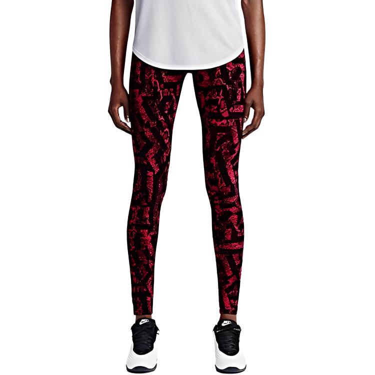 Nike Stampa All Over Moda Sportivi Resistenti Pantaloni Lunghi da Corsa Donna pantaloni 678837-607