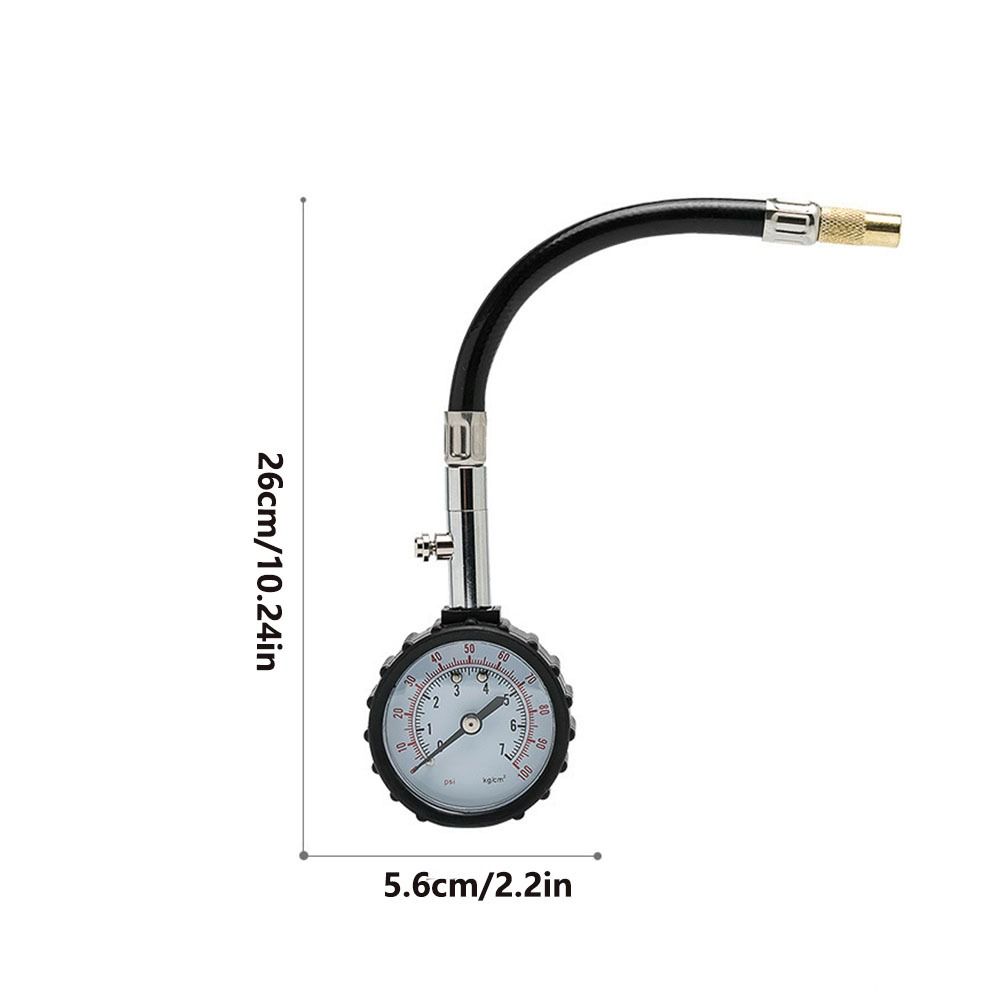 0-100PSI Range Tire Pressure Gauge High-Precision Pressure Meter  Car Tire Monitoring