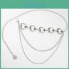 Waist Chain Moon Two Layers Of Chains Versatile Accessories For Clothing Women