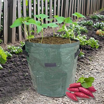 Garden Plant Grow Bag with Reinforced Handle Excellent Drainage Easy To Transport Breathable Reusable Plant Growing Bag