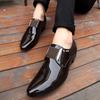 Fashion Men Fashion Classic Formal Shoes Black Brown Luxury One Step Men Lefu Shoes Korean Wedding Party Shoes Size 38-46 Men Shoes