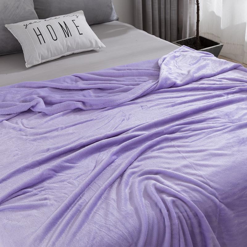 Coral Fleece Flannel Blanket: Soft Sofa Throw for Office Nap or Air Conditioning Use