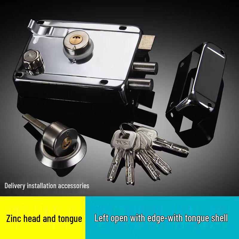 Universal Stainless Steel Anti-theft Door Lock for Bedroom, Dormitory, or Main Door