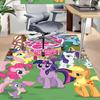 1pc Little Pony Friendship Carpet for Playroom Bedroom Living Room Sofa Home Decor,kids Game Area Rug Non-slip Floor Mat Y72992