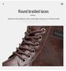 2023 Men's Retro Martin Boots: High-Top, Warm, Velvet-Lined Workwear with Thick Soles.