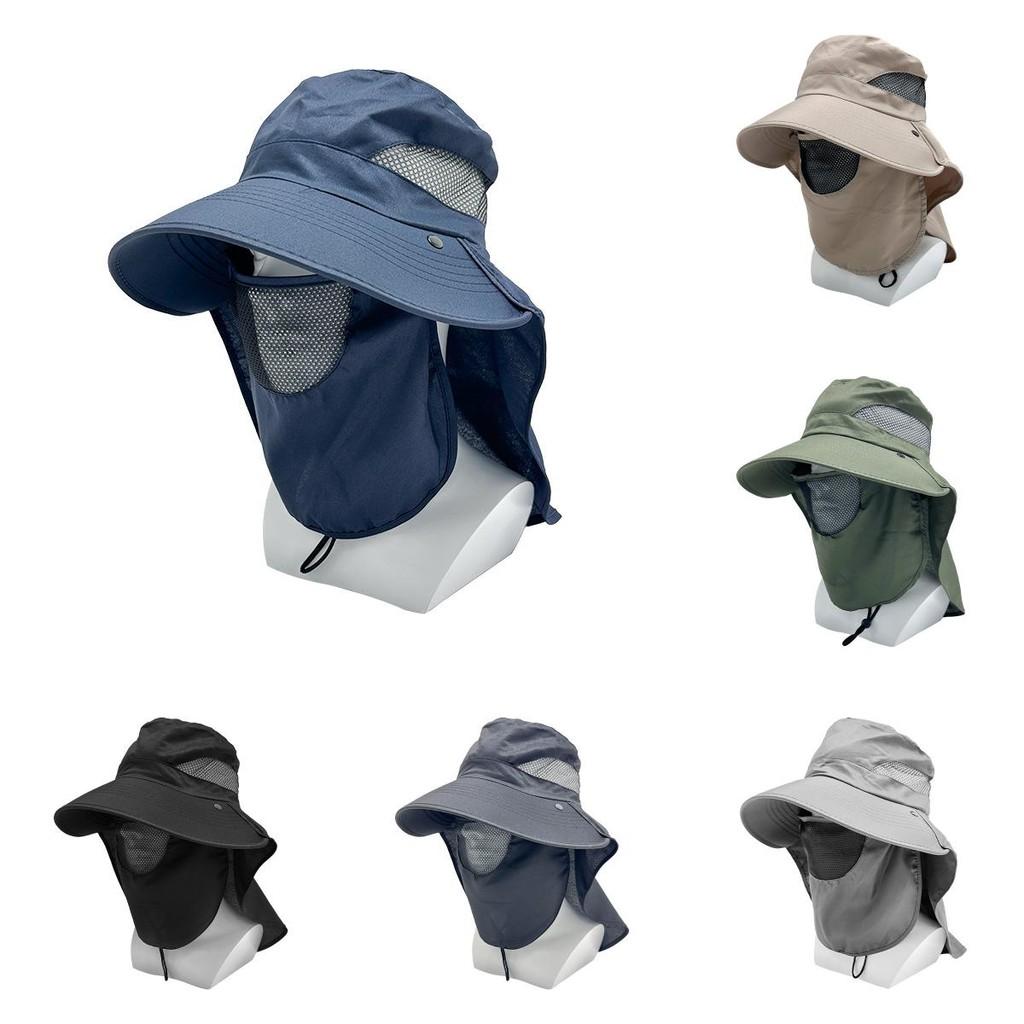 Fishing Hat Outdoor With Face Neck Protection Design And Breathable For Hiking