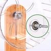 Adjustable Height Hamster Exercise Wheel Wooden Stand Hamster Running Stand  Easy To Disassemble