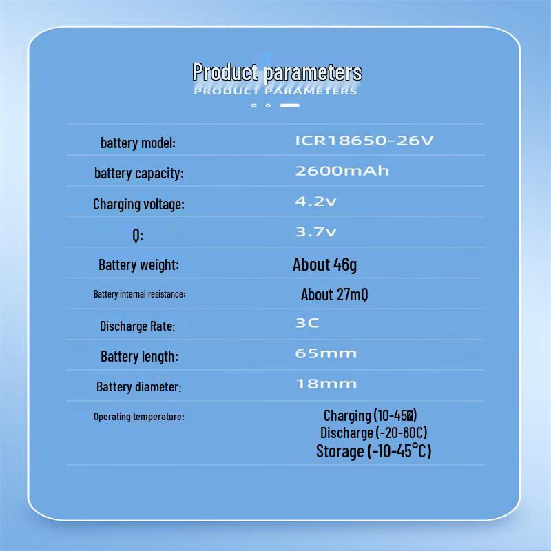 Xinkaicen 18650 Lithium Battery and USB Charger Kit