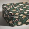Christmas Tin Box For Cookies, Gingerbread, Sweets, Rods 15X15X7 Cm