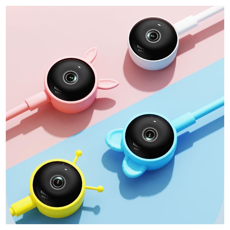 Беспроводной HD-видеоняня: Веб-камера WiFi и удаленная камера для рисования Pink with US Plug