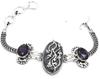 Dendrite Opal Amethyst Gemstone Handmade Bracelet Jewelry 20 Gms BR 396