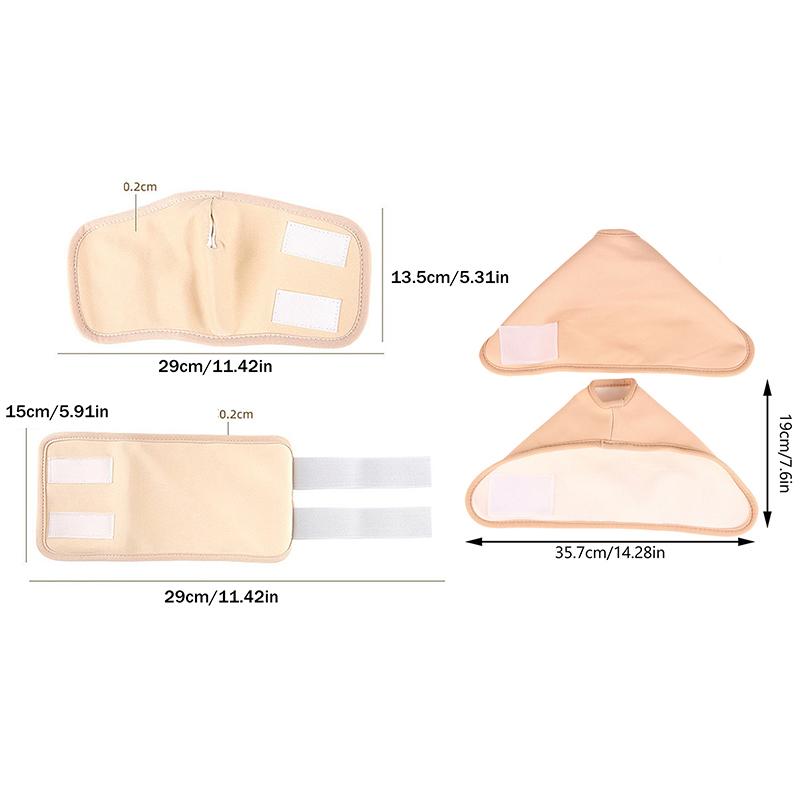 Reusable Castor Oil Pack With Adjustable Elastic Strap Breathable Hand Leg Foot Compress Pads Body Care Castor Oil Wrap Unisex