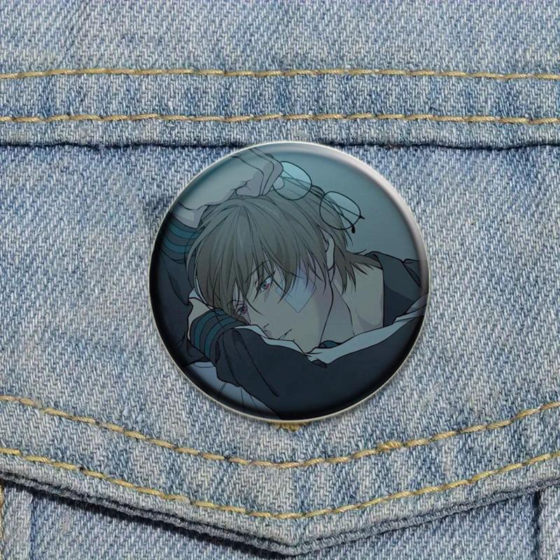 32/44/58mm BL Anime Förlorad i Molnet Knappnålar Tecknad Handgjord Brosch Badge Bröstnål för Ryggsäck Kläder Present Tillbehör